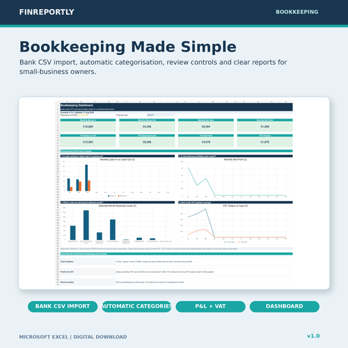 Bookkeeping Excel Template
